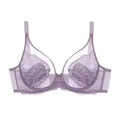 Lingerie Women's Thin BrasLace Full Cup BrasBeautifully Embroidered BrasAnti-SaggingUltra-Thin Bras